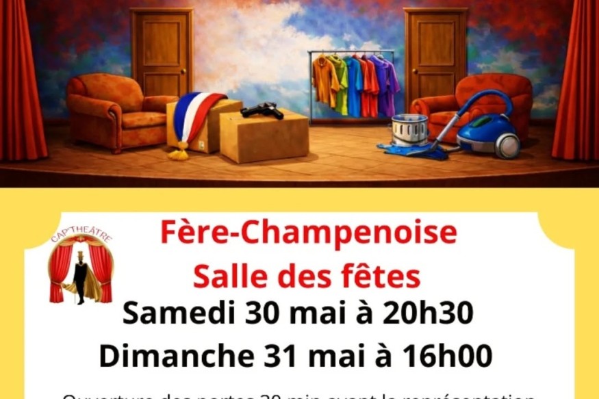 Fère-Champenoise : Cap Théâtre présente la pièce « Fais pas ta cocotte »
